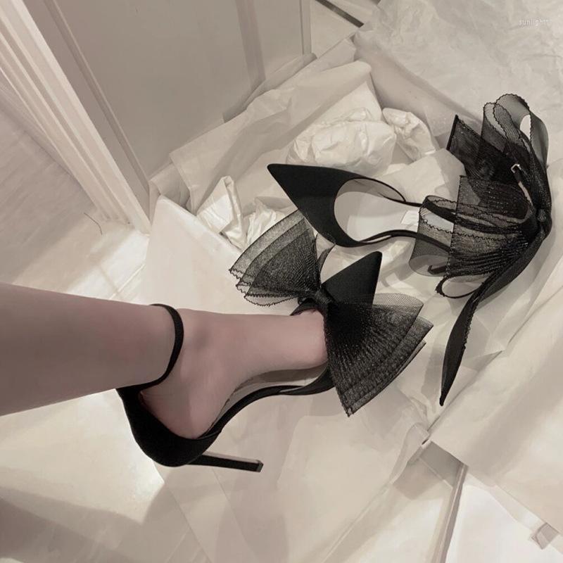 Dress Shoes Women Sandals High Heels Satin Bow Tie Pointed Stiletto Shallow Mouth Solid Color Non-slip Strappy Fashion, Black
Dress Shoes Women Sandals High Heels Satin Bow Tie Pointed Stiletto Shallow Mouth Solid Color Non-slip Strappy Fashion, Black