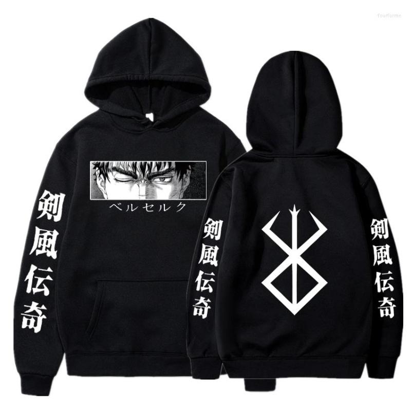 Men's Hoodies Japanese Anime Berserk Guts Sweatshirt Pullover Print Harajuku Gothic Hoody Men Women Unisex Kpop Streetwear Clothing, Black4
Men's Hoodies Japanese Anime Berserk Guts Sweatshirt Pullover Print Harajuku Gothic Hoody Men Women Unisex Kpop Streetwear Clothing, Black4