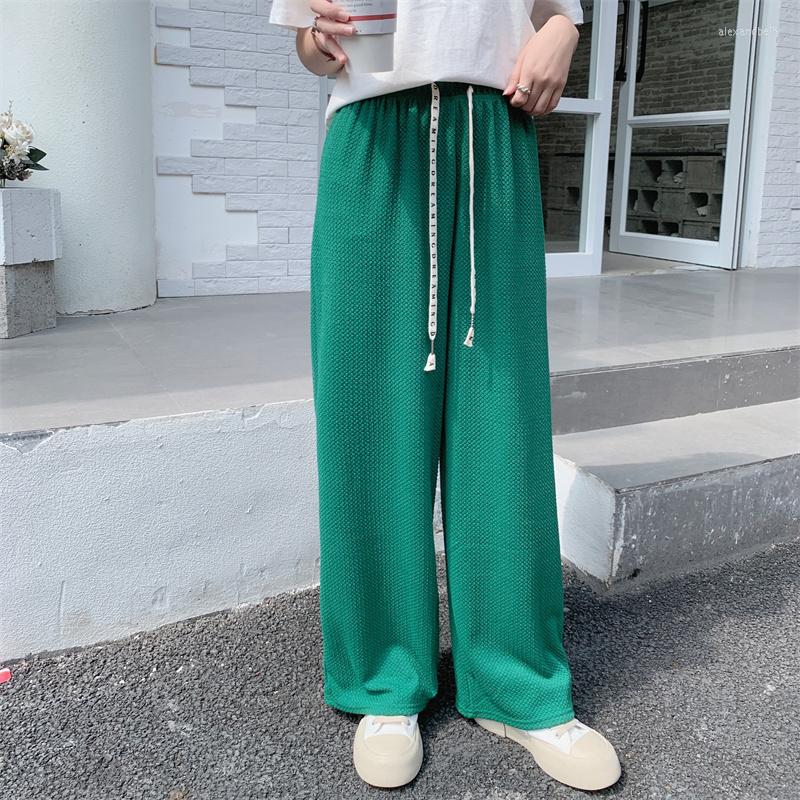 Women's Pants 2023 Trousers Summer Straight Wide Leg Women Elastic Waist Drawstring Slim For, Green
Women's Pants 2023 Trousers Summer Straight Wide Leg Women Elastic Waist Drawstring Slim For, Green