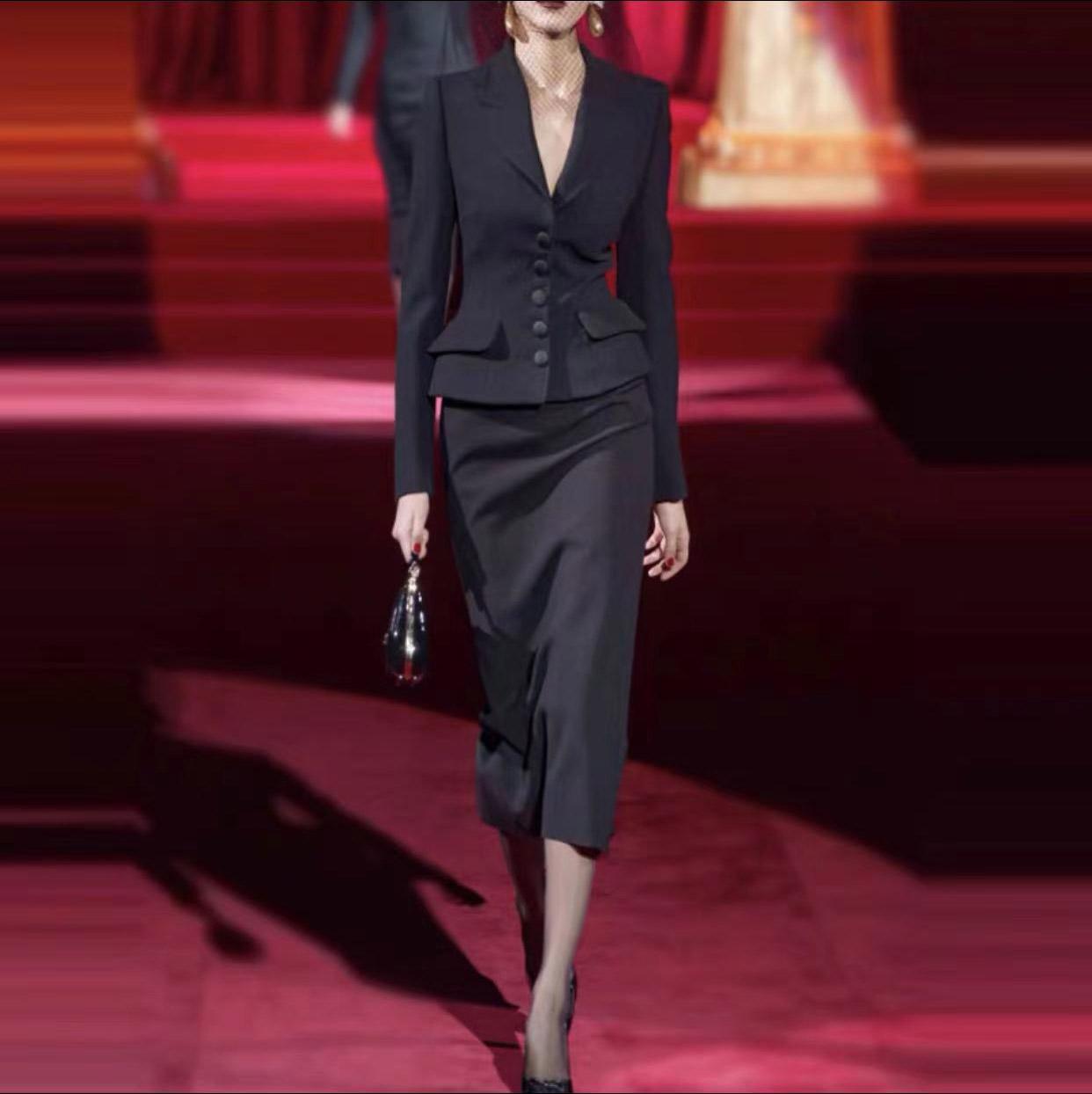 Pants Ladies Fashion Ol Business Slim Formal Office Women Ladies Elegant Blazer, Black
Pants Ladies Fashion Ol Business Slim Formal Office Women Ladies Elegant Blazer, Black