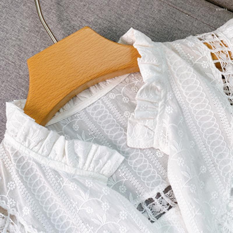 Women' Blouses Women Blouse Cotton Shirt V-Neck Solid Hollow Out Embroidery Loose Chic Stunning Fashion Design Sweet Stylish Trendy M, Picture shown
Women' Blouses Women Blouse Cotton Shirt V-Neck Solid Hollow Out Embroidery Loose Chic Stunning Fashion Design Sweet Stylish Trendy M, Picture shown