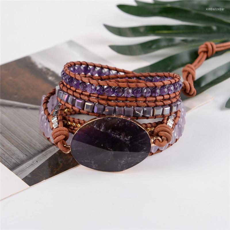 Strand Fashion Handma Bohemian Jewelry Boho Bracelet Natural Amethyst Charm 5 Strands Wrap Bracelets Gift
Strand Fashion Handma Bohemian Jewelry Boho Bracelet Natural Amethyst Charm 5 Strands Wrap Bracelets Gift