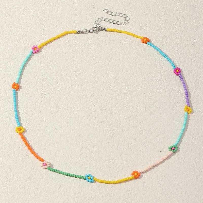 Choker Fresh Pastoral Style Color Contrast Patchwork Bead Necklace Clavicle Chain Girl Cute Little Daisy
Choker Fresh Pastoral Style Color Contrast Patchwork Bead Necklace Clavicle Chain Girl Cute Little Daisy