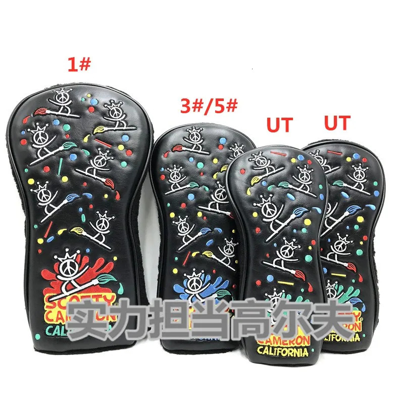 ther Golf Products No.1/No.3/No. 5/UT High-grade Golf Club Cover Protective Cover Putter Cap Cover headcover Golf accessories 231120 S25225