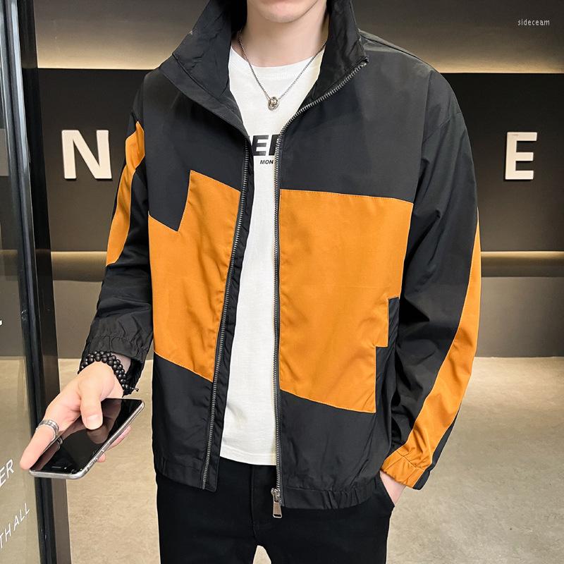 Men's Jackets Men Casual European And American Trends Color Blocking Collar Zipper Fashion Slim Street Daily All-match Jacket, Black
Men's Jackets Men Casual European And American Trends Color Blocking Collar Zipper Fashion Slim Street Daily All-match Jacket, Black
