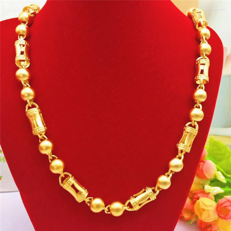 Chains LUXURY 14K GOLD NECKLACE FOR MEN'S WEDDING ENGAGEMENT ANNIVERSARY JEWELRY YELLOW BAMBOO BEADED CHAIN GIFTS MALE
Chains LUXURY 14K GOLD NECKLACE FOR MEN'S WEDDING ENGAGEMENT ANNIVERSARY JEWELRY YELLOW BAMBOO BEADED CHAIN GIFTS MALE