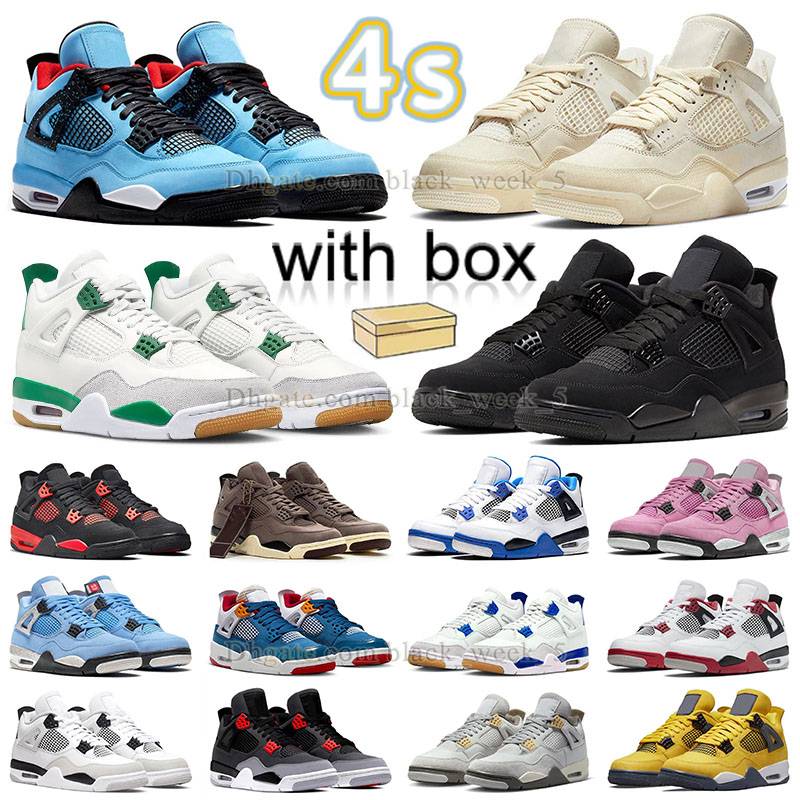 J jorde 4 basketball shoes with box jumpman 4s off white j4 travis scotts offwhites pink military black cat sb pine green Sapphire A Ma Maniere University Blue Sneakers, J57 40-47 psgs(1)
J jorde 4 basketball shoes with box jumpman 4s off white j4 travis scotts offwhites pink military black cat sb pine green Sapphire A Ma Maniere University Blue Sneakers, J57 40-47 psgs(1)
