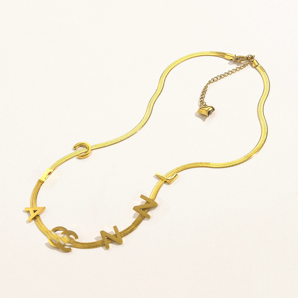Fashion Designer 18K Gold Plated Pendant Necklaces Luxury Brand C Letter Geometric Link Chain Men Women Couple Necklace Jewelry Accessories Gifts
Fashion Designer 18K Gold Plated Pendant Necklaces Luxury Brand C Letter Geometric Link Chain Men Women Couple Necklace Jewelry Accessories Gifts