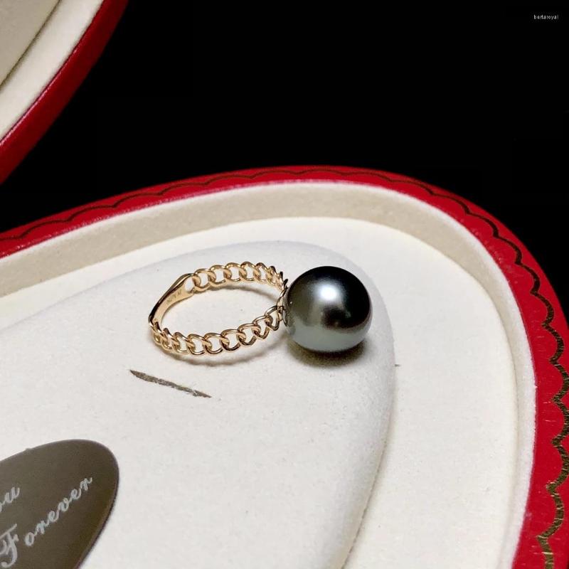 Cluster Rings JY Pearl Ring Fine Jewelry Solid 18K Gold Round 11-12mm Nature Sea Water Tahiti Pearls For Women Presents
Cluster Rings JY Pearl Ring Fine Jewelry Solid 18K Gold Round 11-12mm Nature Sea Water Tahiti Pearls For Women Presents