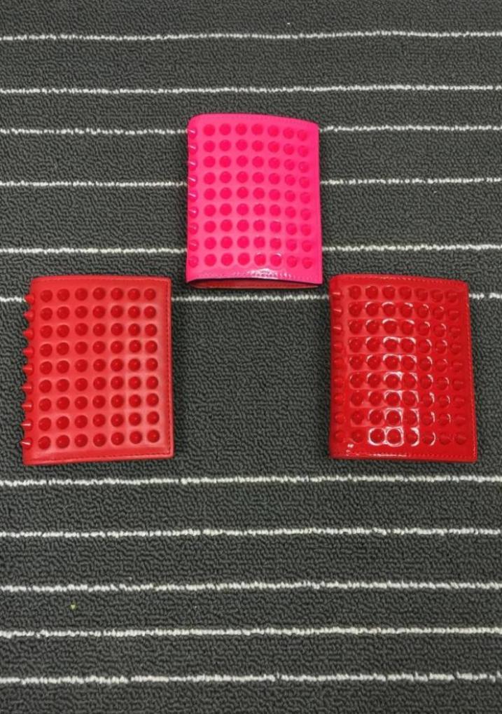 Men embossed leather wallets black rivet gun side red color nail fold women short bags paragraph tide7782588
Men embossed leather wallets black rivet gun side red color nail fold women short bags paragraph tide7782588