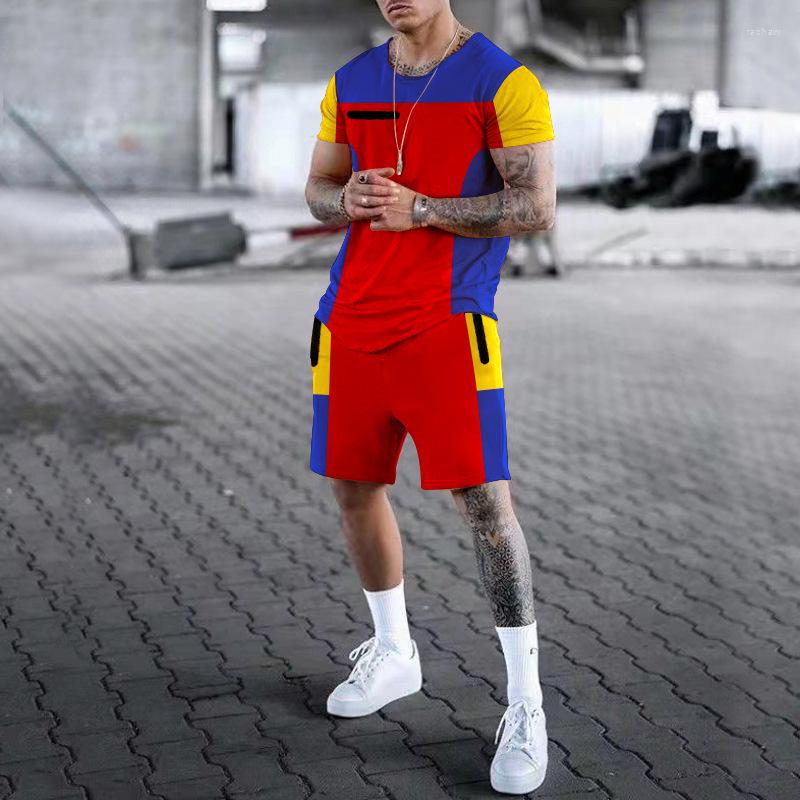 Men' T Shirts Fashion Summer Round Neck T-shirt Set Color Matching 3D Printing Men' Shorts Unisex Street Leisure Sports, Beige
Men' T Shirts Fashion Summer Round Neck T-shirt Set Color Matching 3D Printing Men' Shorts Unisex Street Leisure Sports, Beige