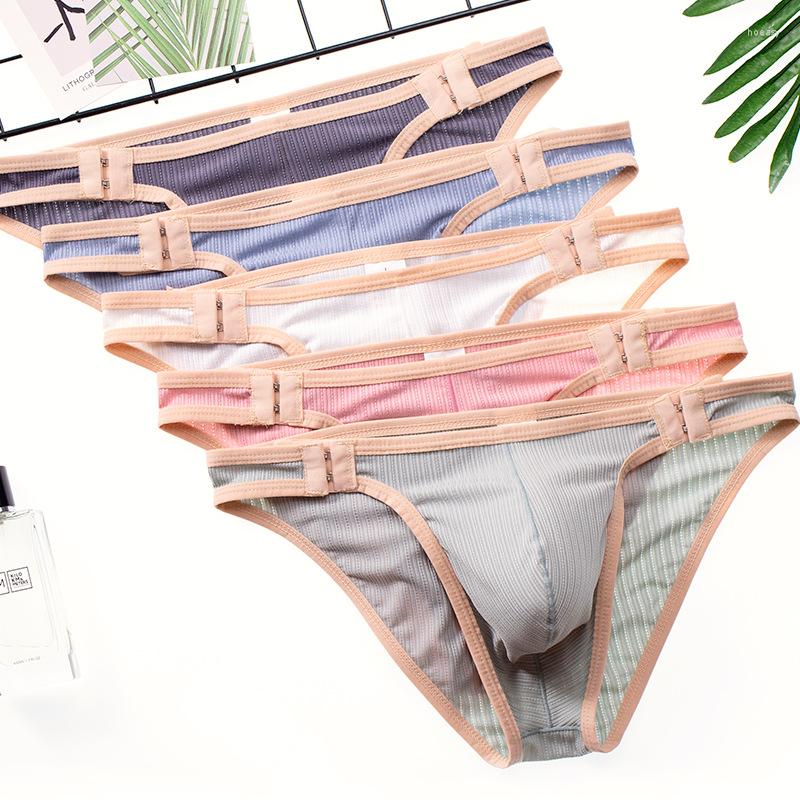 Underpants Men's Color Matching Adjustable Size Open Button Underwear Skin Friendly Sexy Low Waisted Briefs
Underpants Men's Color Matching Adjustable Size Open Button Underwear Skin Friendly Sexy Low Waisted Briefs