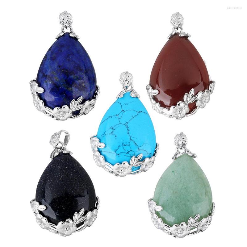 Pendant Necklaces 2023 Fashion Jewelry Natural Stone Water Drop Crystal Pillar Silver Plated Flower Charm Pendants Opal Quartz DIY
Pendant Necklaces 2023 Fashion Jewelry Natural Stone Water Drop Crystal Pillar Silver Plated Flower Charm Pendants Opal Quartz DIY