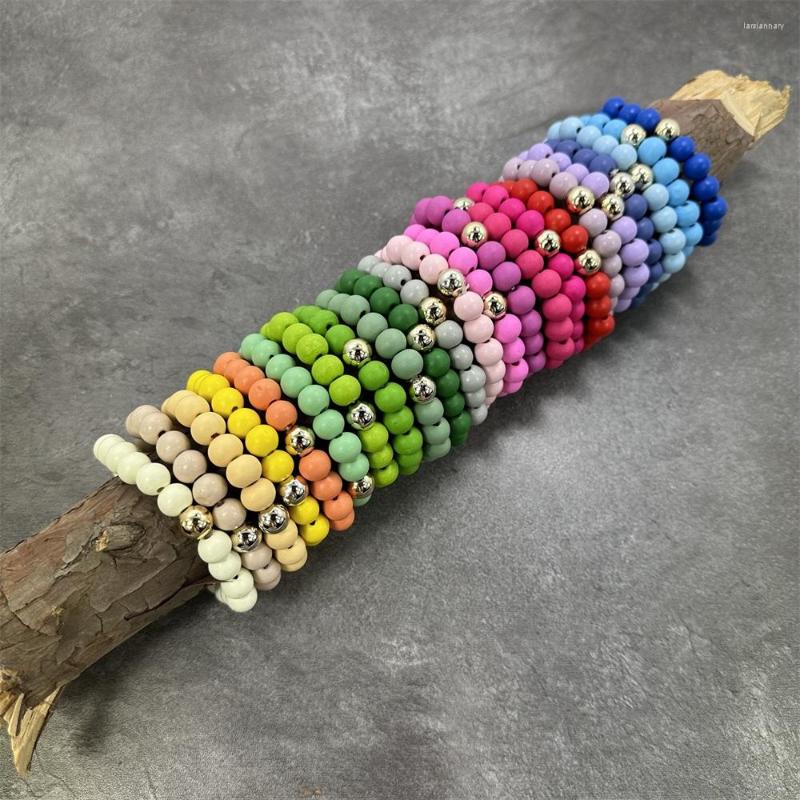 Charm Bracelets Multicolor 10mm Wood Beads Bracelet Fashion Men And Women Jewelry Gifts Elasticity Wrist Accessories
Charm Bracelets Multicolor 10mm Wood Beads Bracelet Fashion Men And Women Jewelry Gifts Elasticity Wrist Accessories