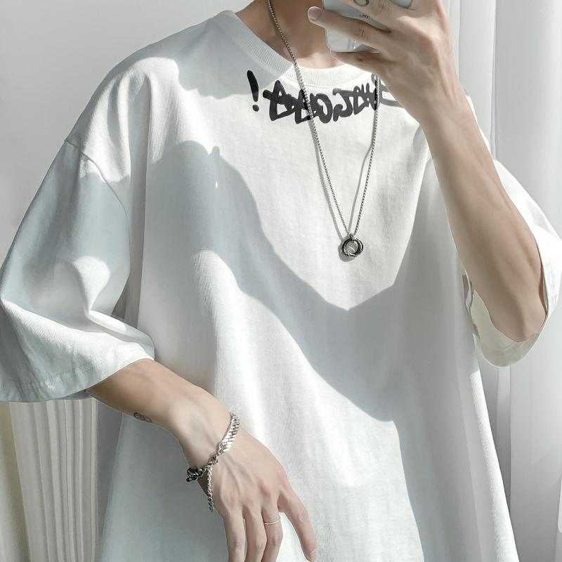 Men' T Shirts Letters Printed Men Tshirt Casual Baggy Short Sleeve T-shirt Japanese Style Oversized Shirt Men' Clothing, Black
Men' T Shirts Letters Printed Men Tshirt Casual Baggy Short Sleeve T-shirt Japanese Style Oversized Shirt Men' Clothing, Black