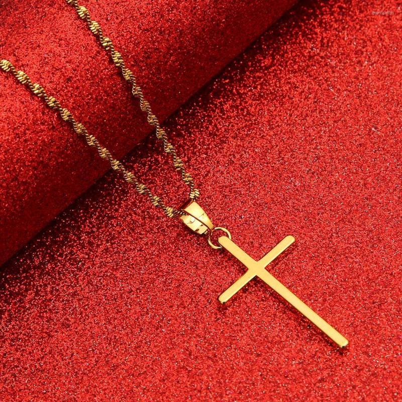 Pendant Necklaces Gold Color JESUS Christian Bible Cross Necklace Jewelry For Women And Men
Pendant Necklaces Gold Color JESUS Christian Bible Cross Necklace Jewelry For Women And Men