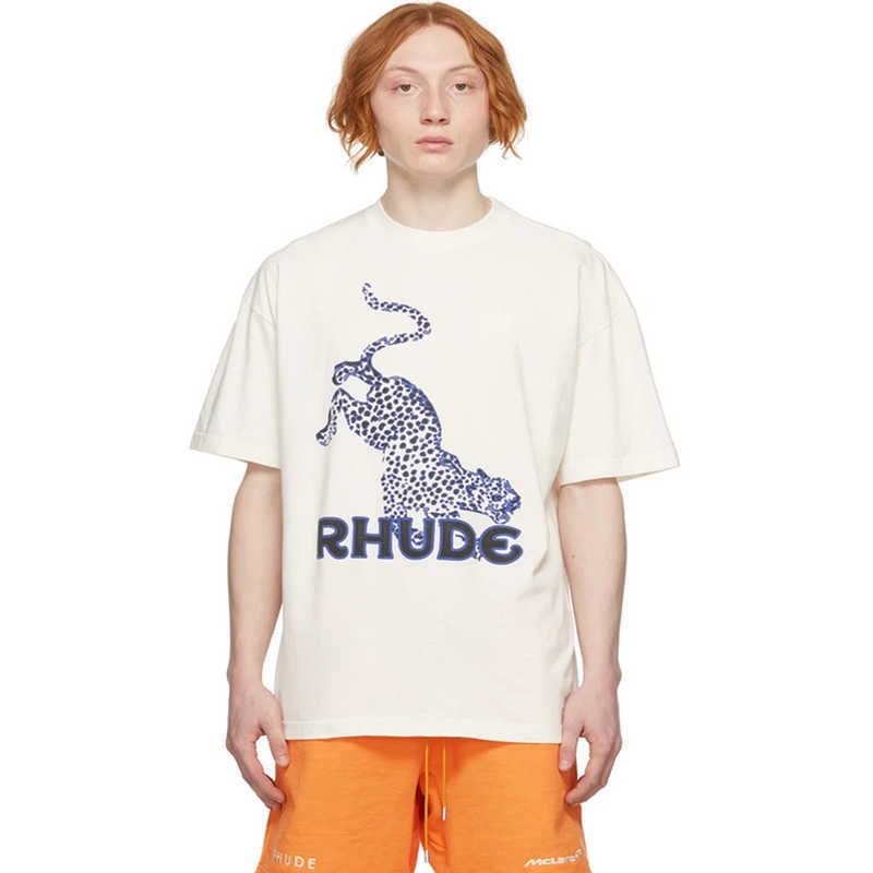 Designer Fashion Clothing Tees Hip hop TShirts Rhude American High Street Trend Brand Summer Casual Cartoon Leopard Animal Pattern Printed Tee Shirts men women, Black 
Designer Fashion Clothing Tees Hip hop TShirts Rhude American High Street Trend Brand Summer Casual Cartoon Leopard Animal Pattern Printed Tee Shirts men women, Black