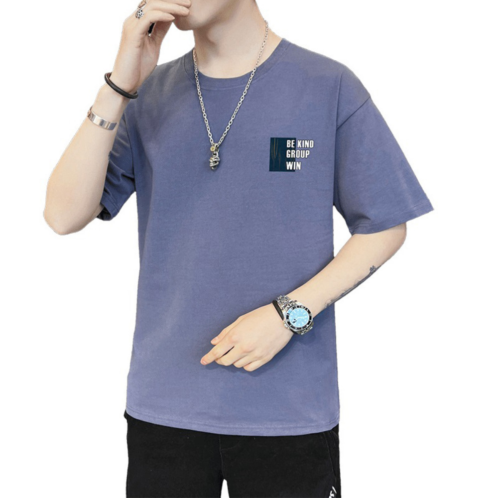 Men's T-Shirts Cotton T-Shirts Men Summer Casual Yellow T Shirts Men Fashion Clothong Solid Color Streetwear Basic Type Daily Wear 230420CJ