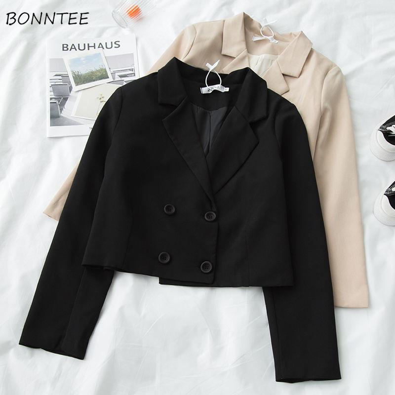Pants Blazers Women Chic Newest British Style Allmatch Streetwear Students Cropped Outwear Spring Autumn Clothes Elegant Casual Chic, Black
Pants Blazers Women Chic Newest British Style Allmatch Streetwear Students Cropped Outwear Spring Autumn Clothes Elegant Casual Chic, Black
