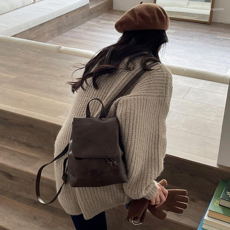 School Bags Mini Backpack For Women Spring Summer Vintage Brown Bag Female Luxury Designer Handbag And Purse Ladies Shoulder 2023
School Bags Mini Backpack For Women Spring Summer Vintage Brown Bag Female Luxury Designer Handbag And Purse Ladies Shoulder 2023