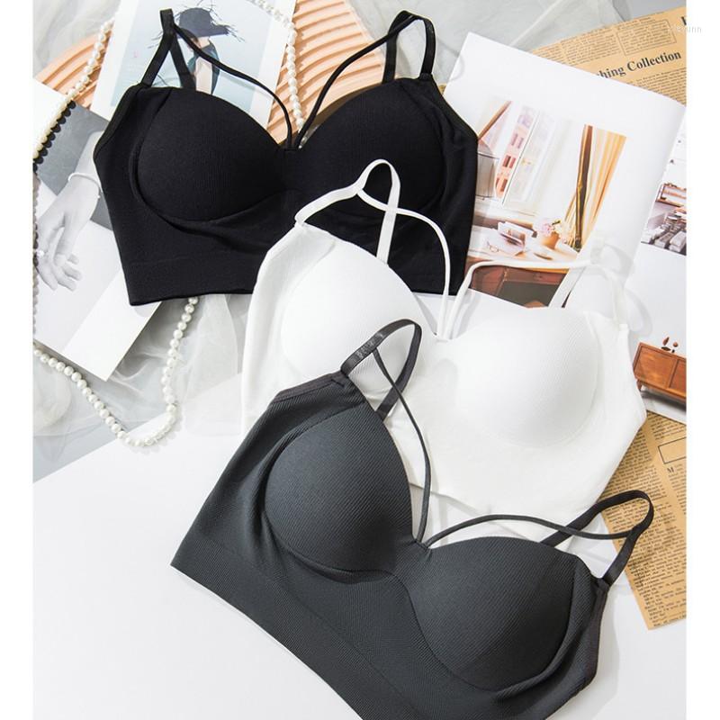 Bras Seamless For Women Deep Vneck Push Up Bra Wireless Bralette Women's Sexy Lingerie Beautiful Back Underwear Female Crop Top, Black
Bras Seamless For Women Deep Vneck Push Up Bra Wireless Bralette Women's Sexy Lingerie Beautiful Back Underwear Female Crop Top, Black