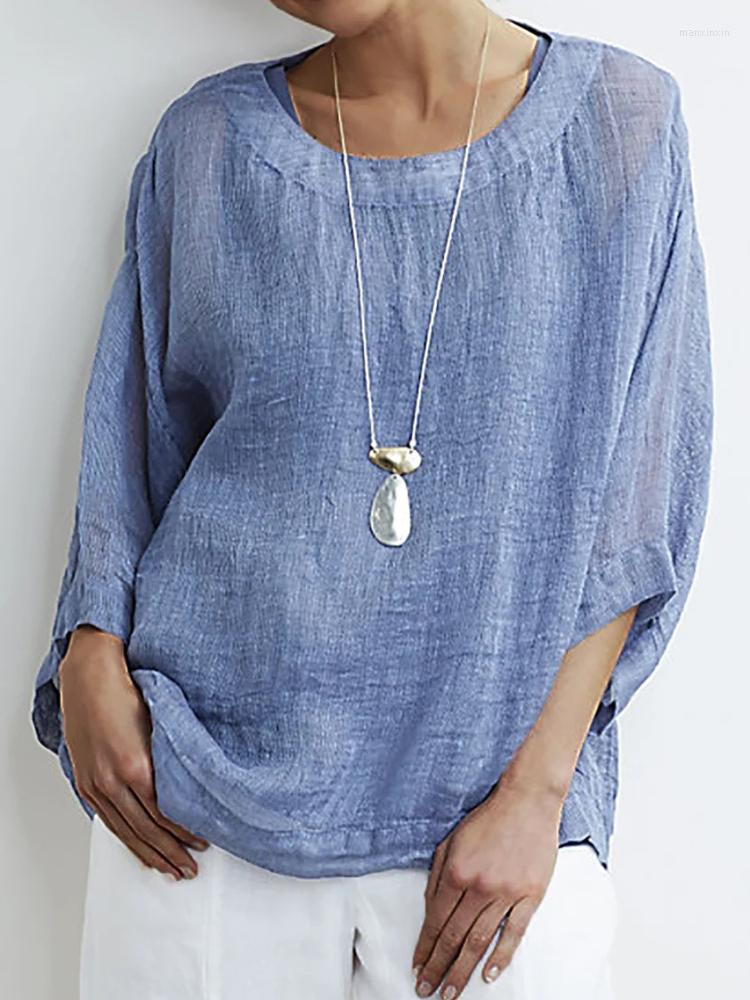 Women's Blouses Leisure Blouse Solid Casual Women Clothing Chic Vintage O Neck Cotton Linen Ladies Comfortable Loose Tops Blusas, Lake blue
Women's Blouses Leisure Blouse Solid Casual Women Clothing Chic Vintage O Neck Cotton Linen Ladies Comfortable Loose Tops Blusas, Lake blue