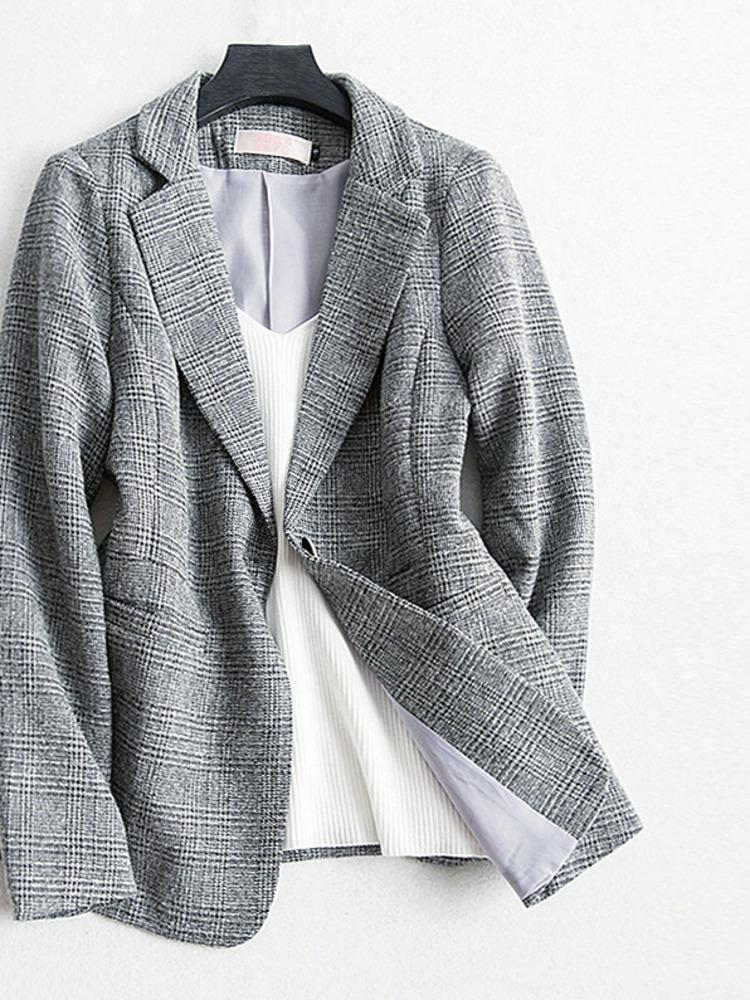 Pants New Fashion Business Women Work Office Casual Long Sleeve Vintage Blazer Classic Single Breasted Outwear Clothes 2022, Flower gray
Pants New Fashion Business Women Work Office Casual Long Sleeve Vintage Blazer Classic Single Breasted Outwear Clothes 2022, Flower gray