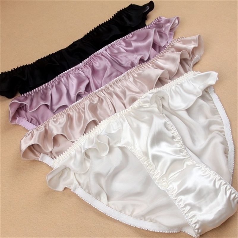 Women's Panties 3 PACK 100% Pure Silk Women's Ruffled Underwear Lingerie Briefs Panties L-2XL MS016 230420, Beige
Women's Panties 3 PACK 100% Pure Silk Women's Ruffled Underwear Lingerie Briefs Panties L-2XL MS016 230420, Beige