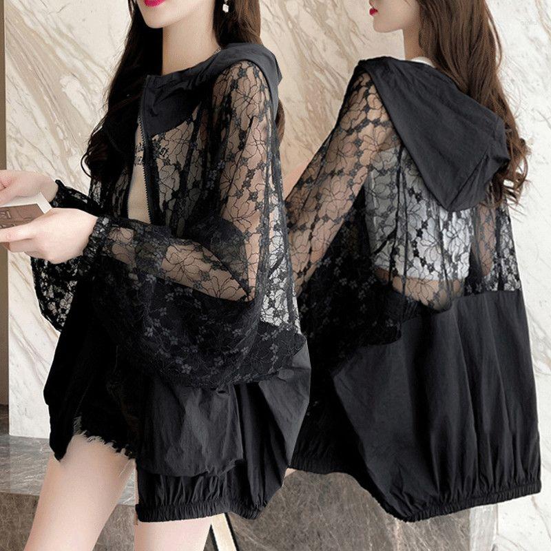 Women's Jackets Lace Hollow Oversized Design Sense Sunscreen Clothing Summer Coat Women Cardigan Top Leisure Thin Streetware A170, Beige
Women's Jackets Lace Hollow Oversized Design Sense Sunscreen Clothing Summer Coat Women Cardigan Top Leisure Thin Streetware A170, Beige