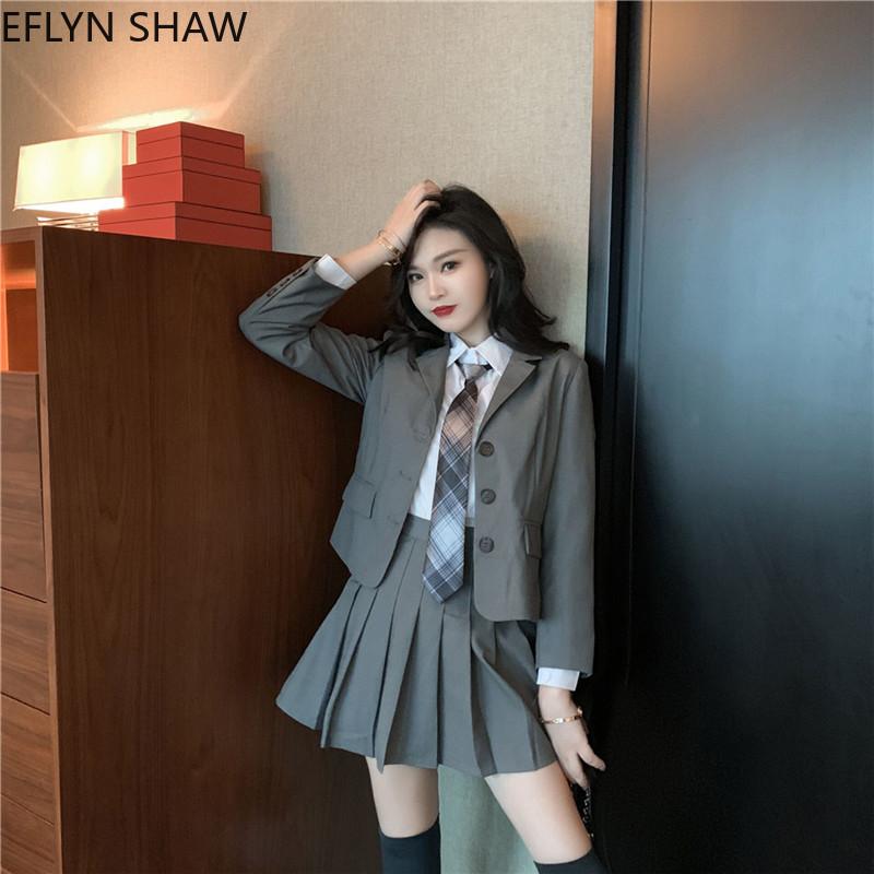 Dress Fashion Women Suits Fall New 3 Pieces Long Sleeve Shirt + Tie + Blazer+ Mini Skirt Sets Preppy Style Cute Pleated 2 piece Sets, Only shirt and tie
Dress Fashion Women Suits Fall New 3 Pieces Long Sleeve Shirt + Tie + Blazer+ Mini Skirt Sets Preppy Style Cute Pleated 2 piece Sets, Only shirt and tie