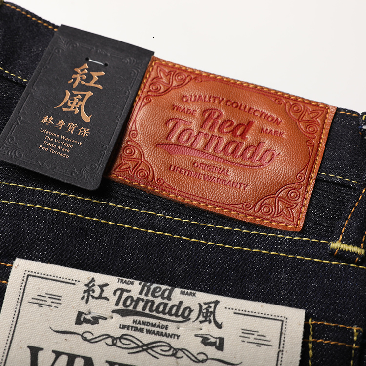 Mens Jeans SD1070001 RockCanRoll Read Description! Heavy Weight Indigo Selvage Unwashed Pants Unsanforised Thick Raw Denim Jean 17oz 230420