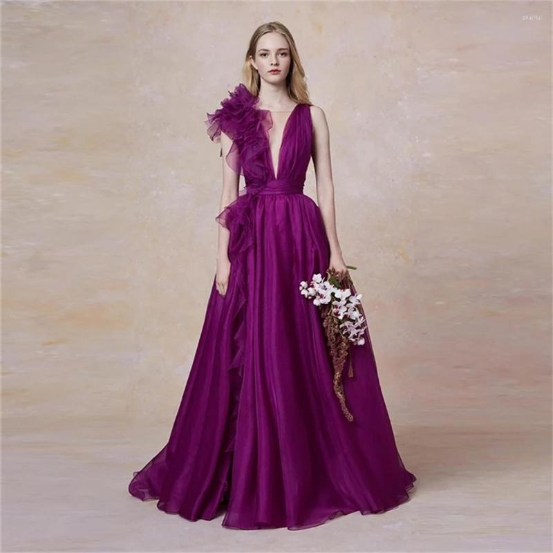 Party Dresses 14751#Sexy V-neck A-line Evening Dress Organza Purple Prom Sexy Side Split Vestidos De Fiesta Sleeveless Noche, Green
Party Dresses 14751#Sexy V-neck A-line Evening Dress Organza Purple Prom Sexy Side Split Vestidos De Fiesta Sleeveless Noche, Green