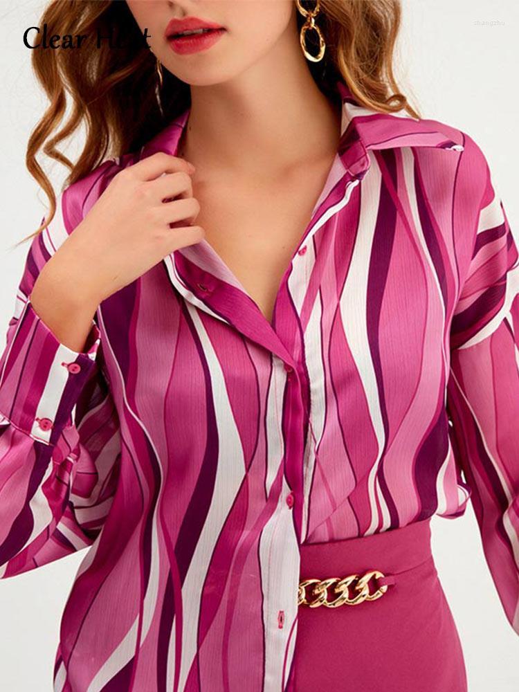 Women' Blouses Women Striped Pleated Lapel Shirt Lady Elegant Single Breasted Buttons Long Sleeves Blouse 2023 Spring Ladies Outwear Shirts, Purple
Women' Blouses Women Striped Pleated Lapel Shirt Lady Elegant Single Breasted Buttons Long Sleeves Blouse 2023 Spring Ladies Outwear Shirts, Purple