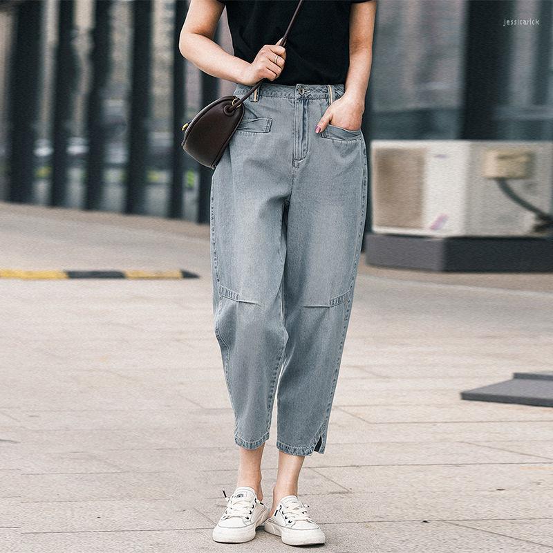 Women's Jeans Women's Ankle-length Straight Plus Size Harem Denim Pants Lady High Waist Light Washing Pantalones Casual U245, Beige
Women's Jeans Women's Ankle-length Straight Plus Size Harem Denim Pants Lady High Waist Light Washing Pantalones Casual U245, Beige