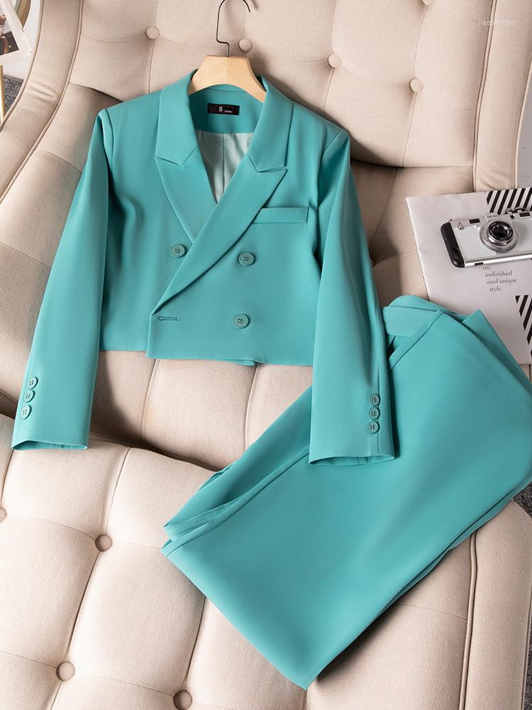 Women' Two Piece Pants Fashion Women Blazer Sets Double Breasted Solid Long Sleeve Short Jacket 2pcs 2023 Casual Trendy OL Female Suits, Black
Women' Two Piece Pants Fashion Women Blazer Sets Double Breasted Solid Long Sleeve Short Jacket 2pcs 2023 Casual Trendy OL Female Suits, Black