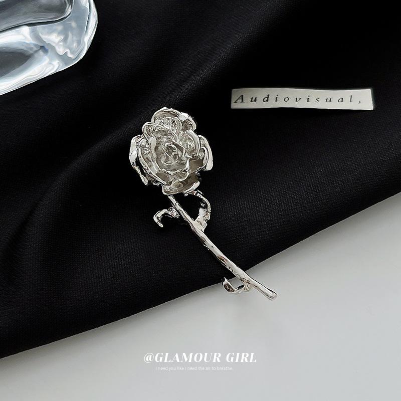 Backs Earrings Clip-on & Screw Back Minar Hip Hop Single Piece Silver Color Alloy Rose Clip For Women Mujer Flowers Long Pendant Earring
Backs Earrings Clip-on & Screw Back Minar Hip Hop Single Piece Silver Color Alloy Rose Clip For Women Mujer Flowers Long Pendant Earring