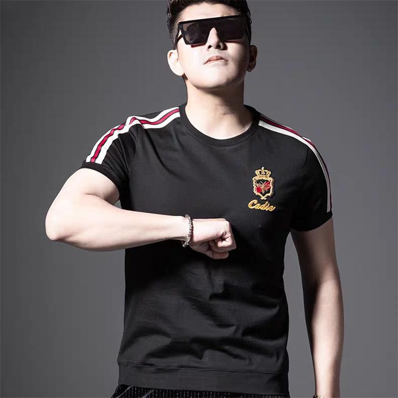 Men's T Shirts T-shirt 2023 Summer Trend Slim Bee Embroidery Pure Cotton Fashion Brand Half Sleeve Male Top Cloting 5XLMen's, Black
Men's T Shirts T-shirt 2023 Summer Trend Slim Bee Embroidery Pure Cotton Fashion Brand Half Sleeve Male Top Cloting 5XLMen's, Black