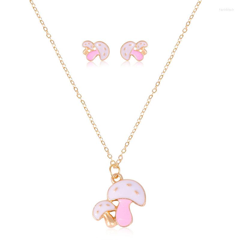 Necklace Earrings Set YADA Fashion Mushroom Shape Sets For Women Bridal Elegant Lady Wedding Jewelry Earring ST200033, Picture shown
Necklace Earrings Set YADA Fashion Mushroom Shape Sets For Women Bridal Elegant Lady Wedding Jewelry Earring ST200033, Picture shown