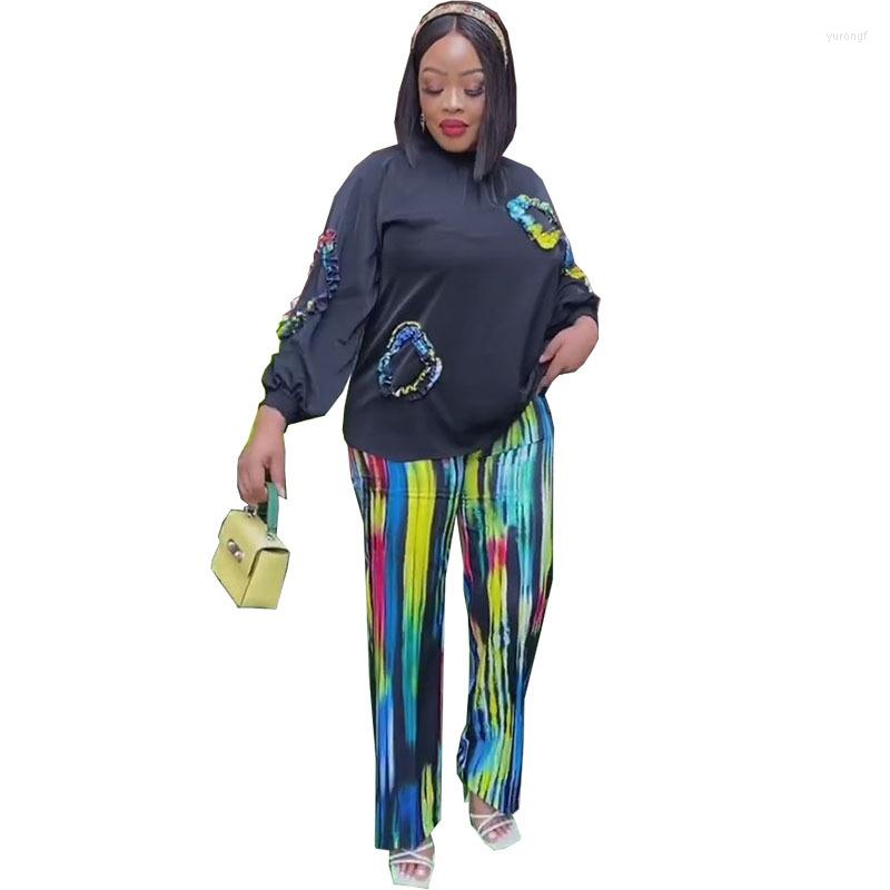 Women's Two Piece Pants Felyn 2023 Quality Fashion Design 2 Pcs Women Set Striped T-shirt And Long Office Lady Outfits, Black
Women's Two Piece Pants Felyn 2023 Quality Fashion Design 2 Pcs Women Set Striped T-shirt And Long Office Lady Outfits, Black