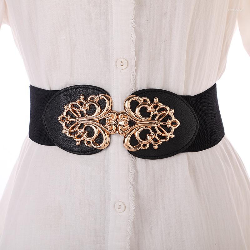 Belts Fashion Elastic Classic Black Wide Waist Stretch Corset Belt For Women Cinch Accessories Dress Coat Cummerbunds Female
Belts Fashion Elastic Classic Black Wide Waist Stretch Corset Belt For Women Cinch Accessories Dress Coat Cummerbunds Female