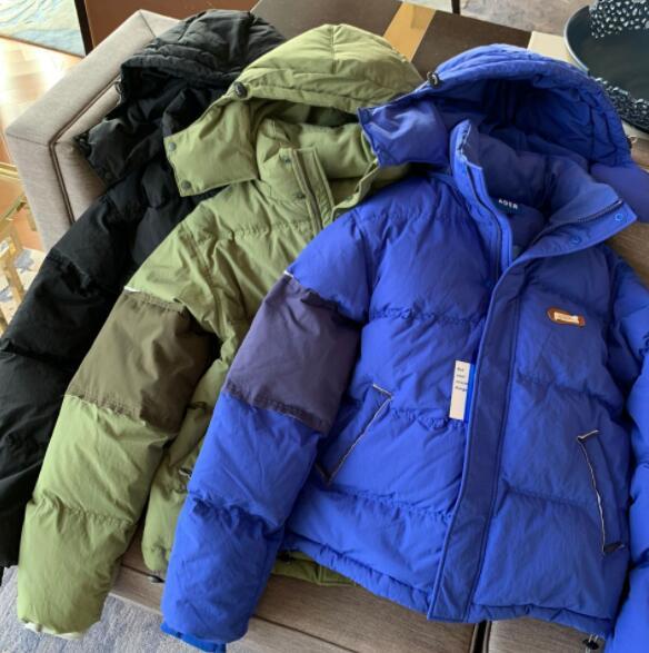 Parkas Spot T4autumn and winter stitching down jacket men and women Korean fashion brand hooded jacket, Black
Parkas Spot T4autumn and winter stitching down jacket men and women Korean fashion brand hooded jacket, Black