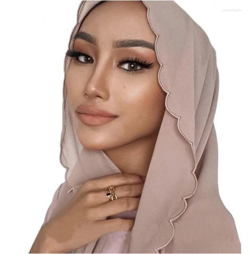 Scarves Luxury Embroidery Plain Chiffon Scarf Shawls Women Muslim Hijabs Headscarf Wraps Maxi Headbands Turbans Solid Foulard Bandana
Scarves Luxury Embroidery Plain Chiffon Scarf Shawls Women Muslim Hijabs Headscarf Wraps Maxi Headbands Turbans Solid Foulard Bandana