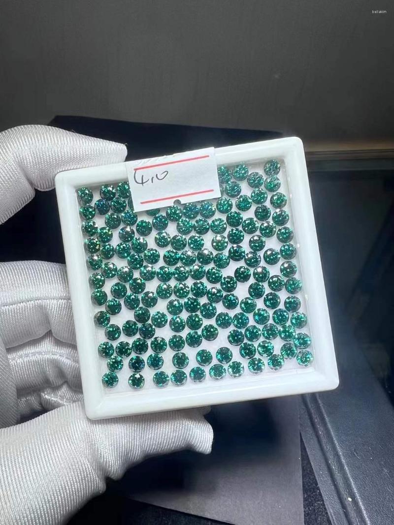 Loose Diamonds Pirmiana Color Green Blue 4mm 10pcs/Bag Round Shape Moissanite Diamond Gemstone For Jewelry Ring Earrings Necklace
Loose Diamonds Pirmiana Color Green Blue 4mm 10pcs/Bag Round Shape Moissanite Diamond Gemstone For Jewelry Ring Earrings Necklace