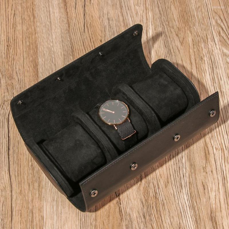 Watch Boxes PU Leather Box Case Organizer For 3 Watches Travel Roll Portable Display Storage With Velvet Men Gift
Watch Boxes PU Leather Box Case Organizer For 3 Watches Travel Roll Portable Display Storage With Velvet Men Gift