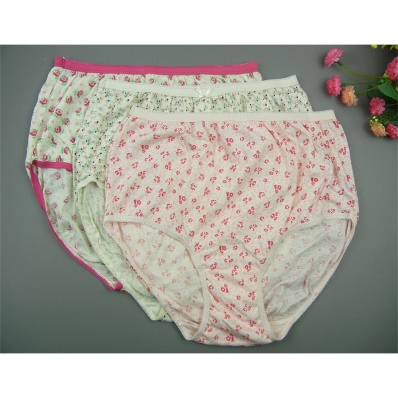 Women's Panties New women everyday panties 100%cotton underwear female briefs solid underwear knicker 6pcs/lot M L XL 2XL 3XL 4XL 5XL PLUS SIZE 2
