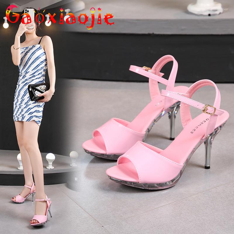 Sandals Women Wedding Shoes 2023 Transparent Crystal Semi-High Heeled For Ladies Heels 10cm Peep Toe Sexy Summer Modern Sandal, As picture shown
Sandals Women Wedding Shoes 2023 Transparent Crystal Semi-High Heeled For Ladies Heels 10cm Peep Toe Sexy Summer Modern Sandal, As picture shown