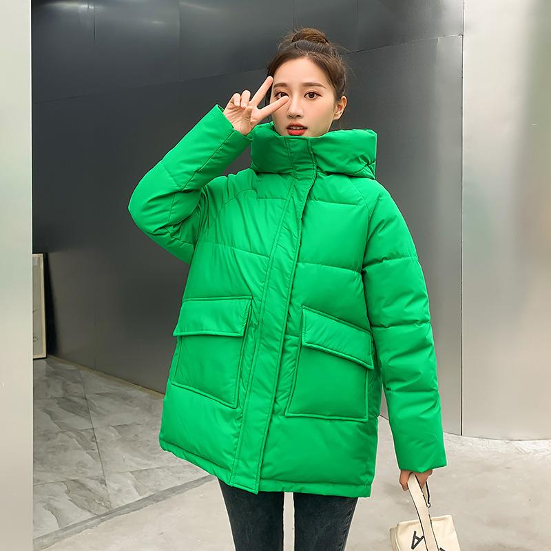 Leather Autumn Winter Thicken Warm Medium Long Chic Parka Women Casual Sweety Solid Color Big Pocket Loose Hooded Coat Jackets Outwear, Green
Leather Autumn Winter Thicken Warm Medium Long Chic Parka Women Casual Sweety Solid Color Big Pocket Loose Hooded Coat Jackets Outwear, Green