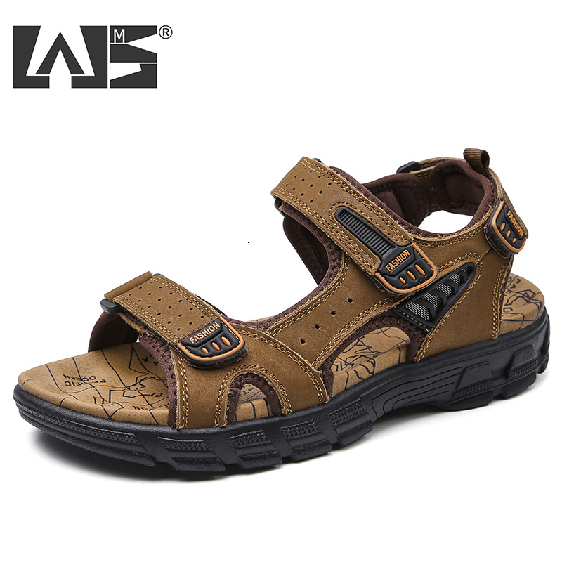 Sandals Men's Genuine Leather Sandals Brand Classic Sandal Summer Male Outdoor Casual Lightweight Sandal Fashion Sneakers Big Size 230419, Black 2025 hei
Sandals Men's Genuine Leather Sandals Brand Classic Sandal Summer Male Outdoor Casual Lightweight Sandal Fashion Sneakers Big Size 230419, Black 2025 hei