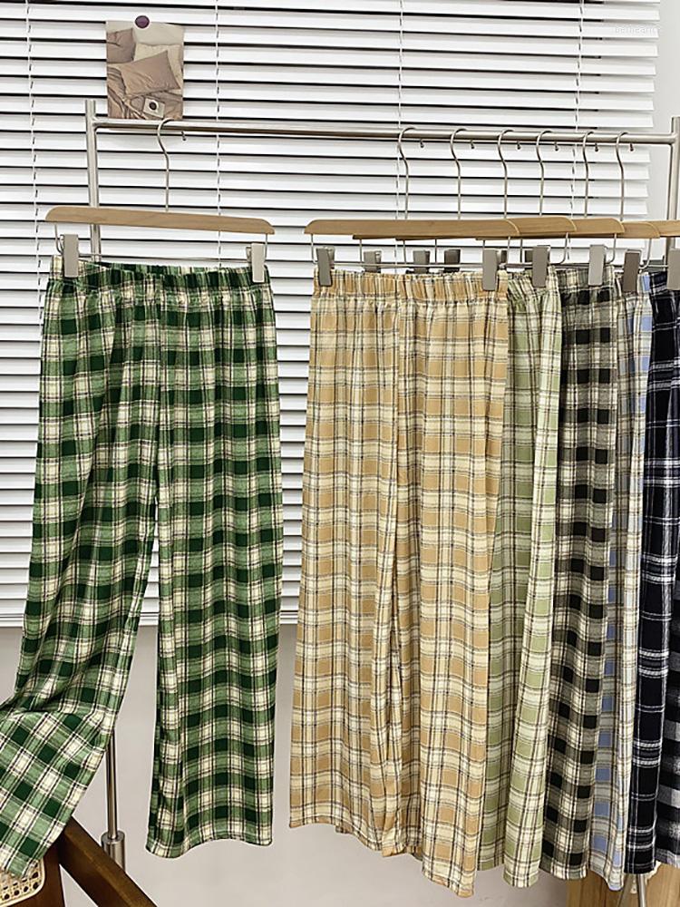 Women's Pants ELLIEXI Women Green Plaid Straight Wide Leg Female Elastic Waist Slim Trousers For 2023 Casual, Black
Women's Pants ELLIEXI Women Green Plaid Straight Wide Leg Female Elastic Waist Slim Trousers For 2023 Casual, Black