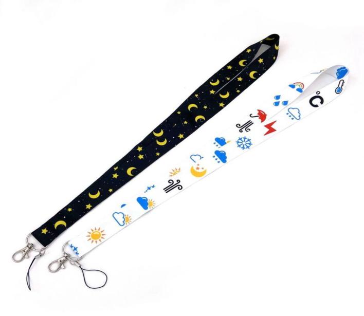 New 20pcs Cartoon Weather Print Lanyard for keys Keychain Phone Camera ID Badge Holder Neck Straps Lanyards6590367
New 20pcs Cartoon Weather Print Lanyard for keys Keychain Phone Camera ID Badge Holder Neck Straps Lanyards6590367